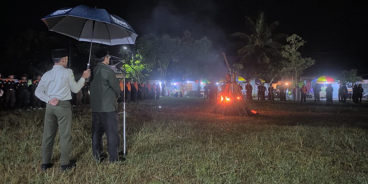 Semangat Pelajar Nahdliyin Membara: “API UNGGUN ASTA MARGA” dan Apel Seribu Pasukan di Diklatama II DKAC CBP KPP Kertanegara